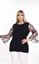 Immagine di CURVY GIRL TOP WITH EMBROIDERY AND CHIFFON